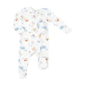 2-Way Zipper Footie - Cute Ocean by Angel Dear