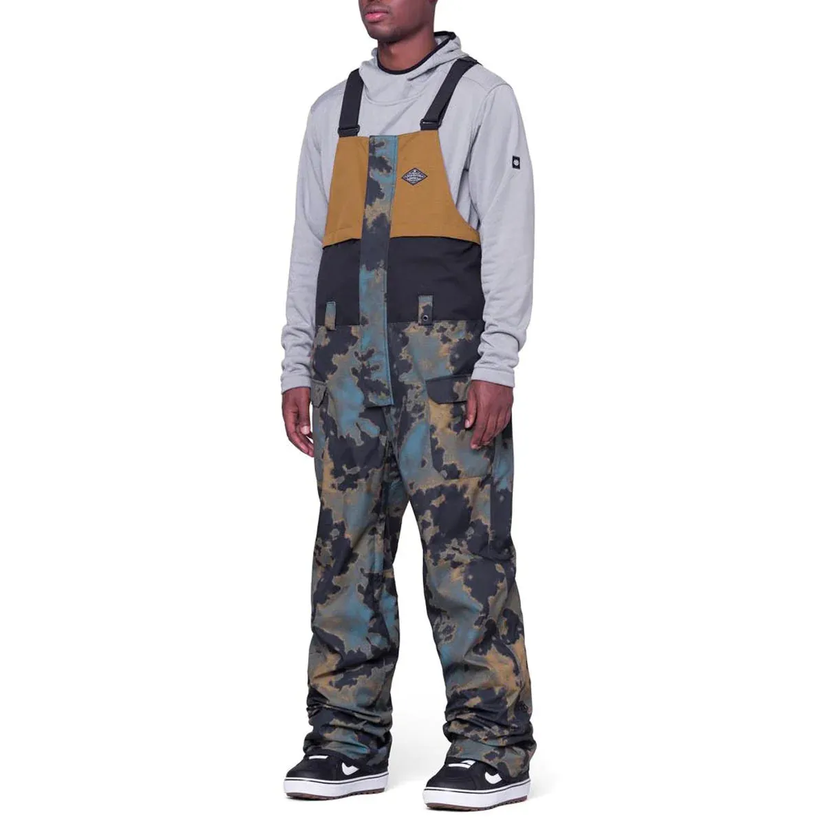 686 Frontier Shell Bib 2024 - Breen Nebula Colorblock