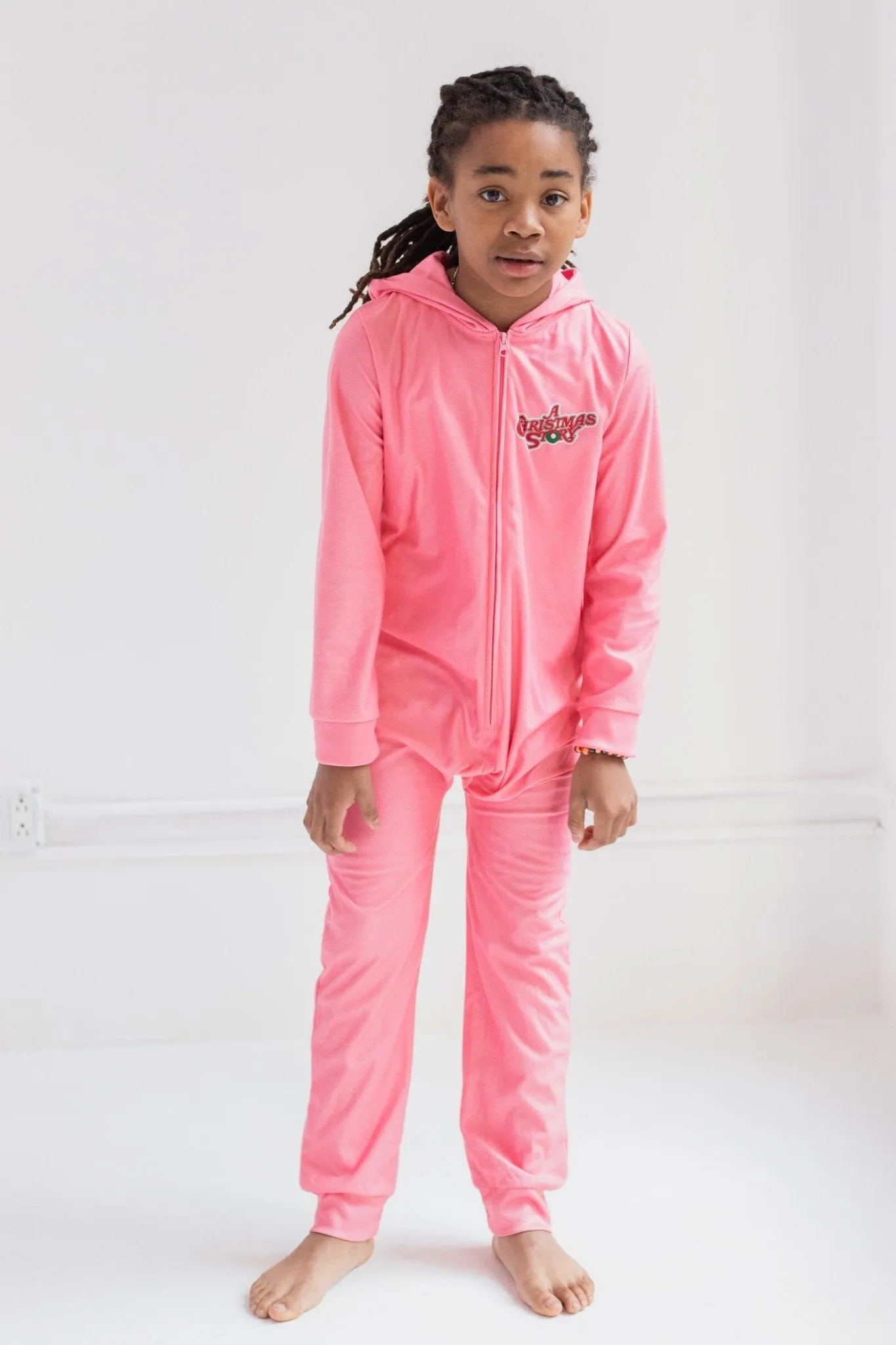 A CHRISTMAS STORY Fleece Zip Up Cosplay Pajama Coverall