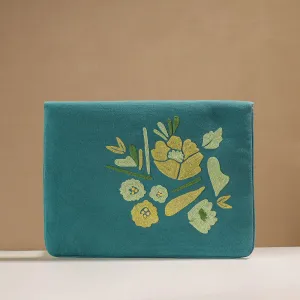 Aari Hand Embroidery Cotton Duck IPad Sleeve (10 x 13 in)