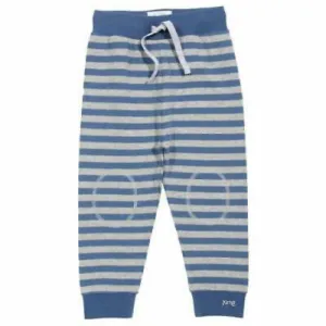 Baby Boys Organic Navy Stripy Joggers