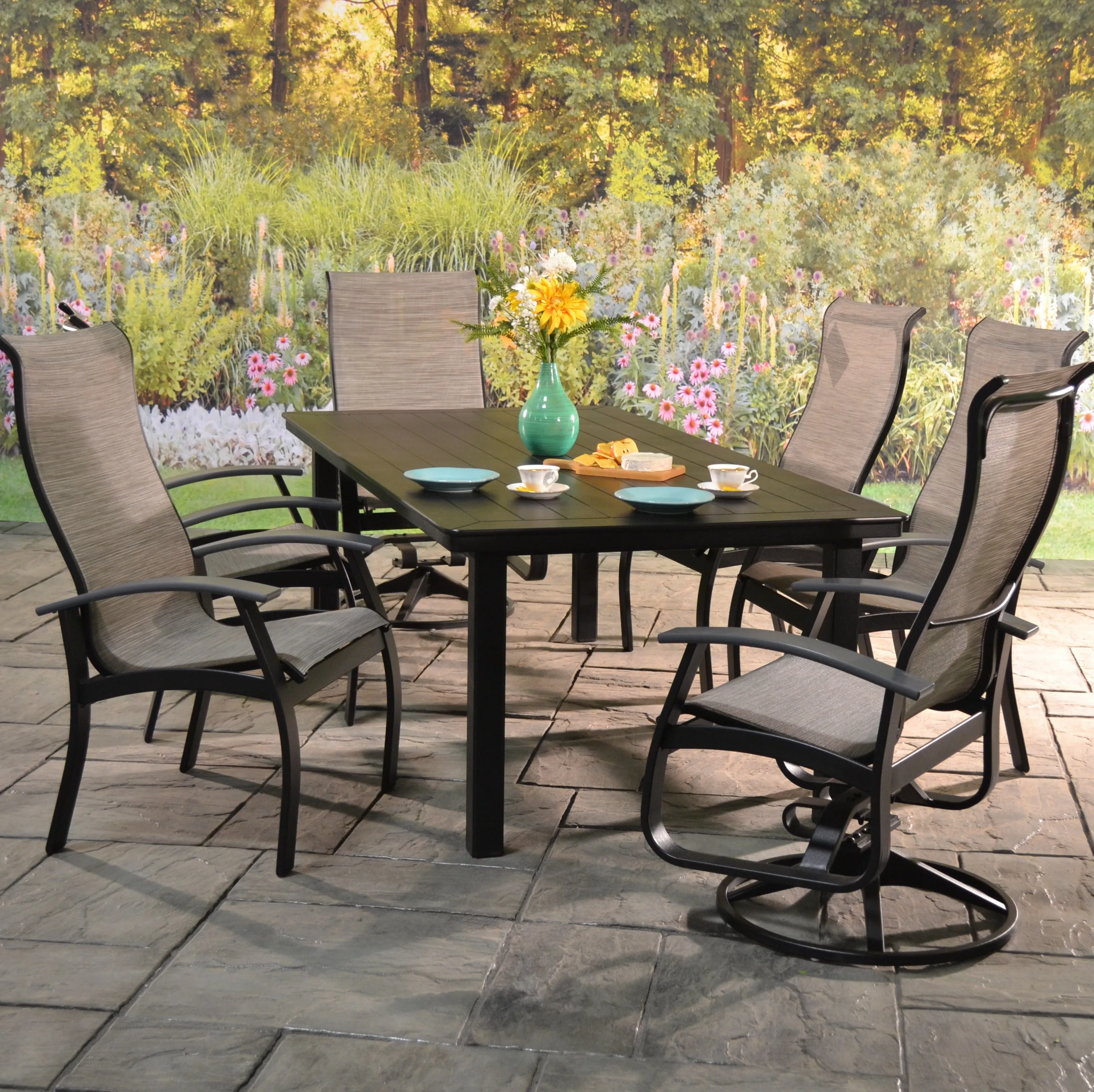Belle Isle MGP Sling Patio Dining Sets
