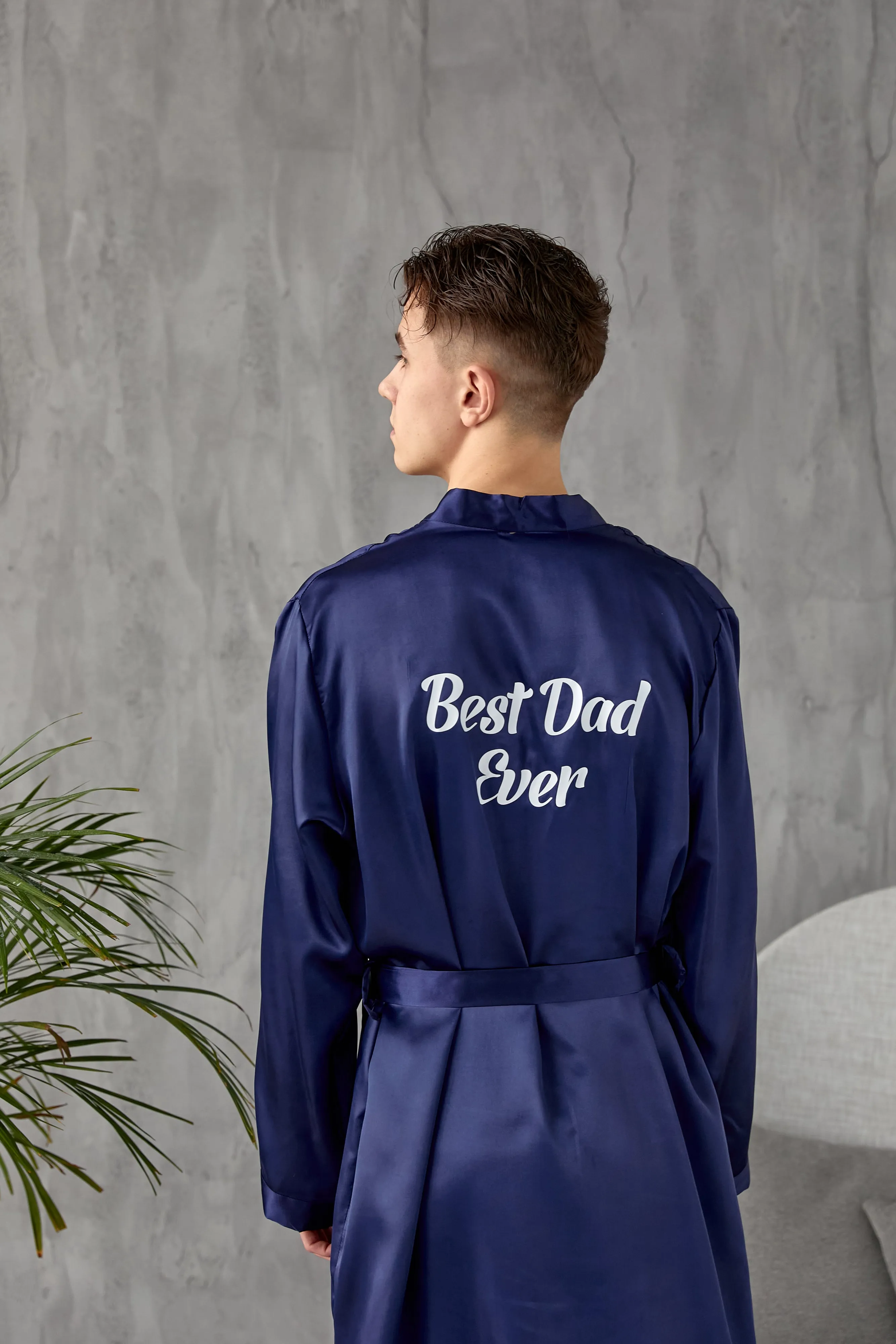 Best Mom and Best Dad Matching Satin Robes for Couple
