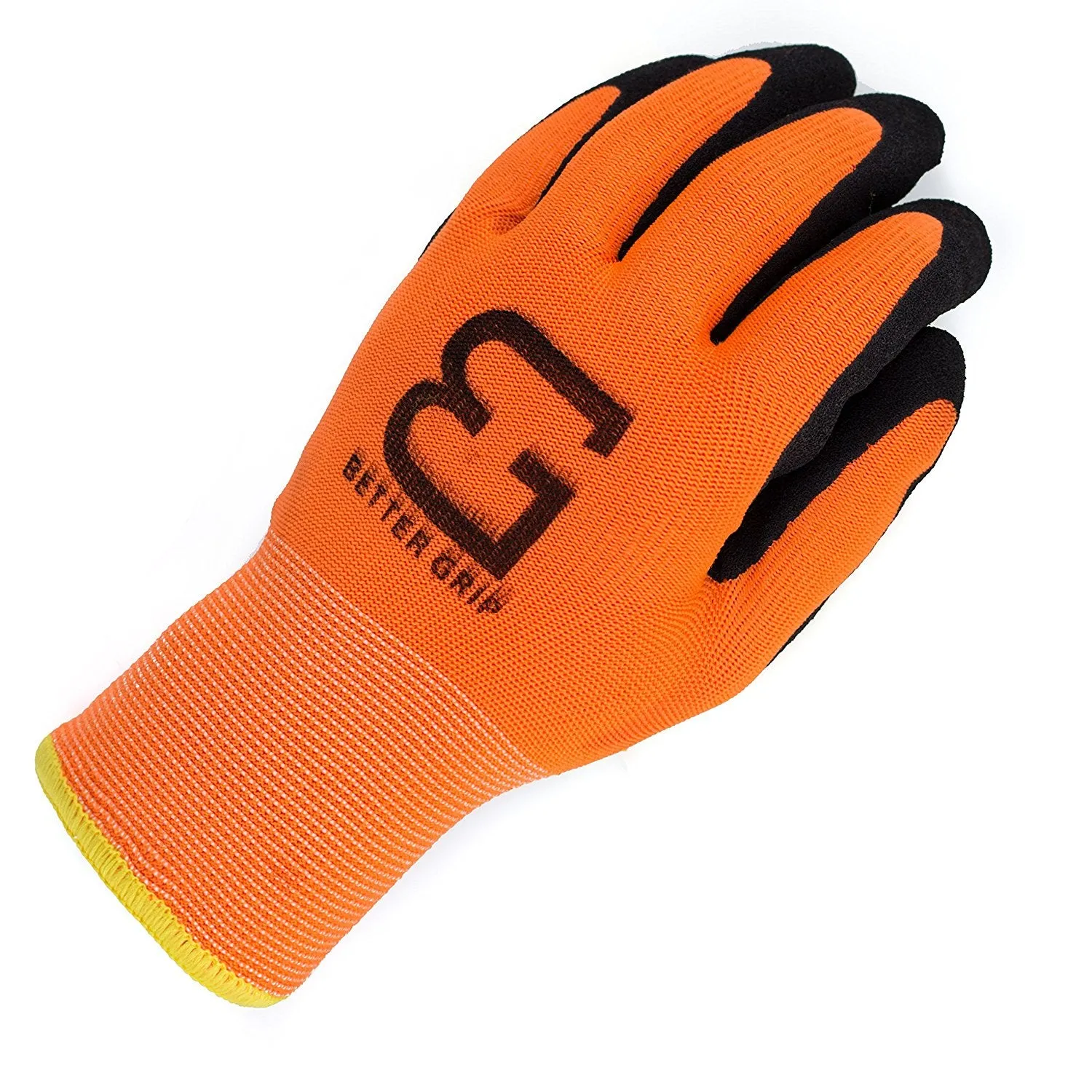 Better Grip® Double Lining Rubber Coated Gloves - BGWANS-OR-CS