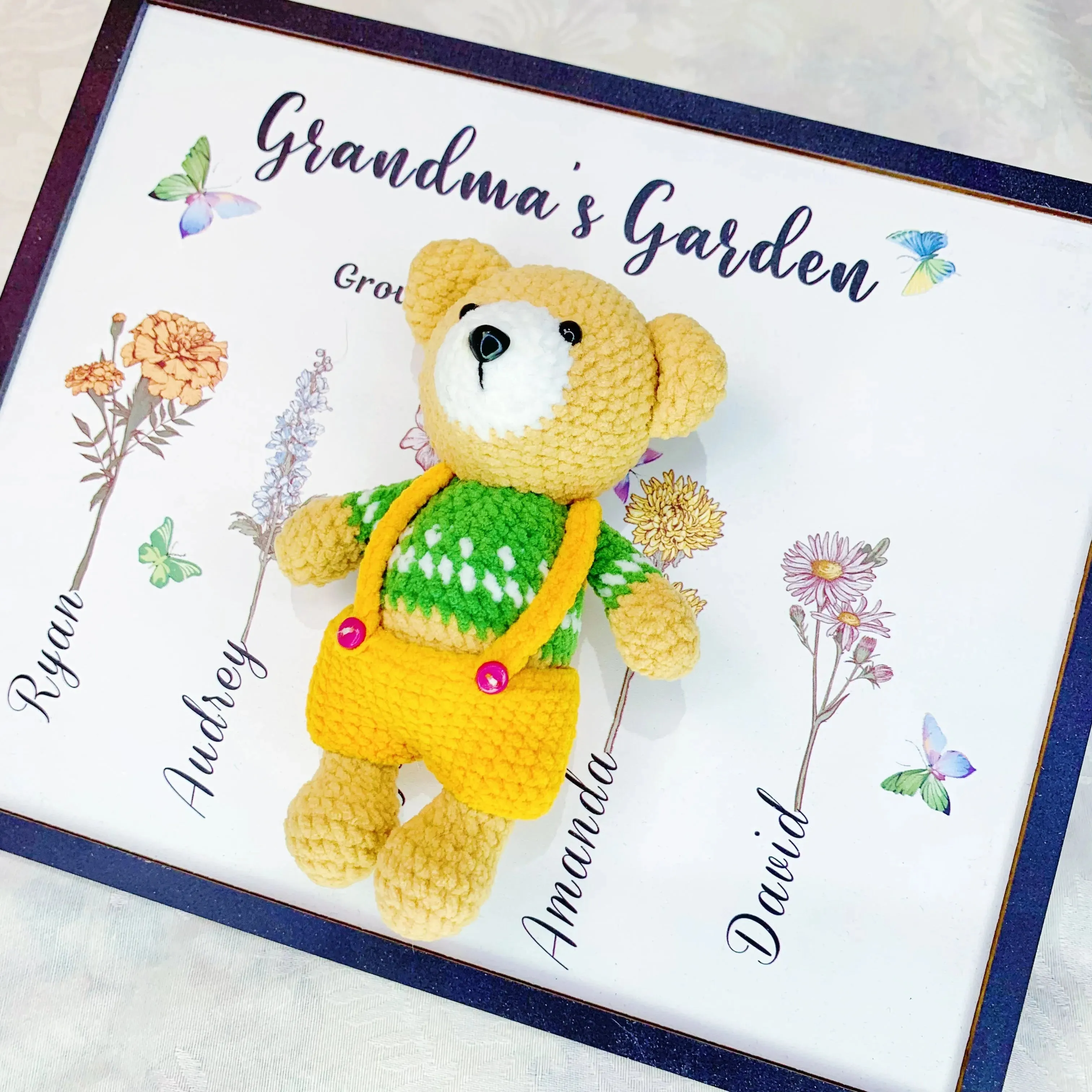 Bib Pants Bear Animal Crochet Pattern