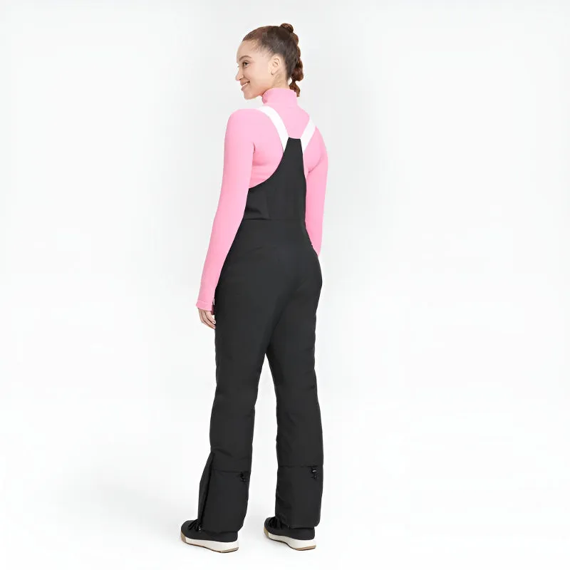 Bib Pants With Adjustable Straps And Zip Pockets