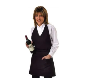 Chef Revival VNA3840-BK Black Bib Apron