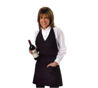 Chef Revival VNA3840-BK Black Bib Apron