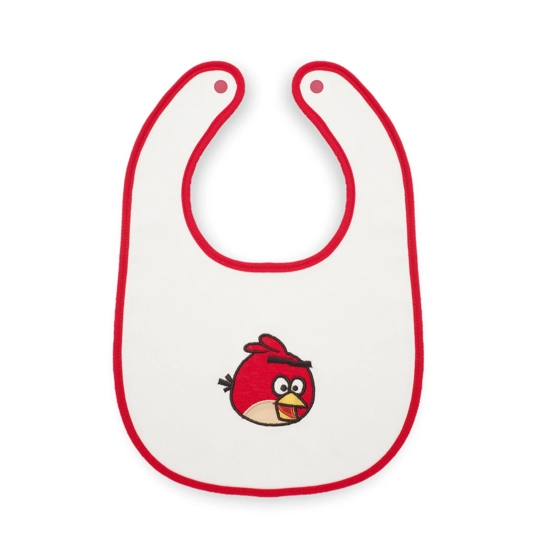 Classic Angry Birds - Medium Baby Bib - The Red Bird!