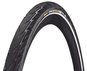 Continental Contact Plus City Tire - 27.5 x 2.20 Clincher Wire Black/Reflex SafetyPlus Breaker E50