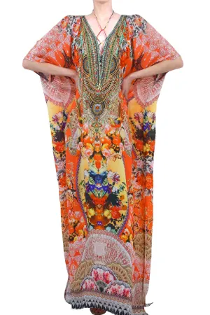 Convertible Maxi Caftan Dress