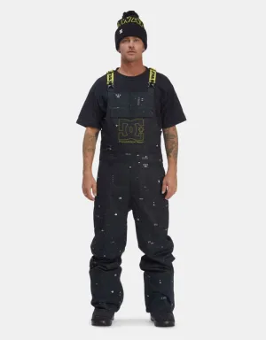 DC x Star Wars Docile Bib 2023 Snowboard Pant - Black/Yellow