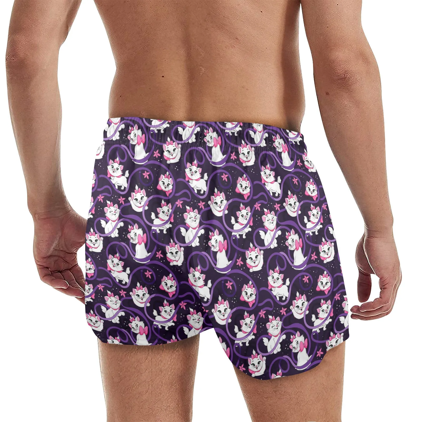 Disney Aristocats Marie Because I'm A Lady Men's Quick Dry Athletic Shorts