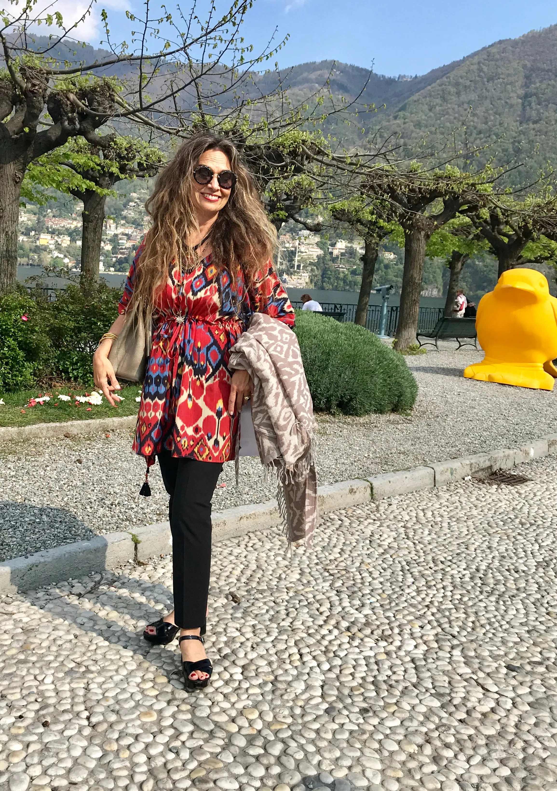 Dolce Vita Italian Silk Short Kaftan