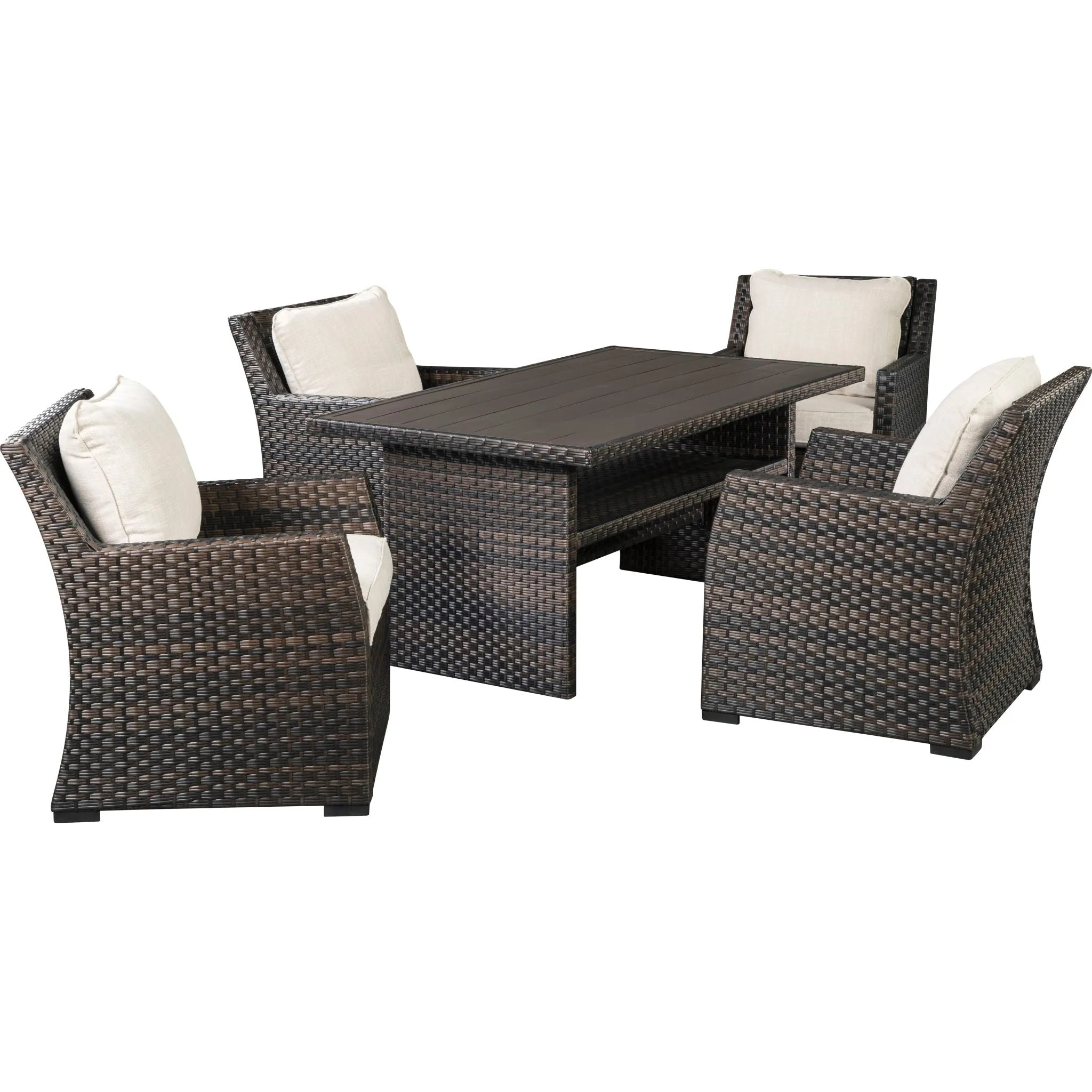 Easy Isle 5 Piece Outdoor Dining Set