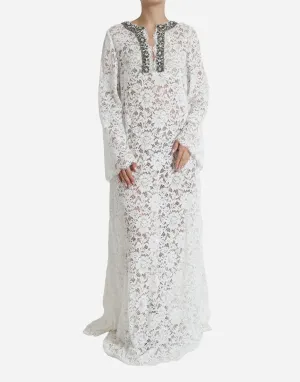 Embellished Lace Kaftan