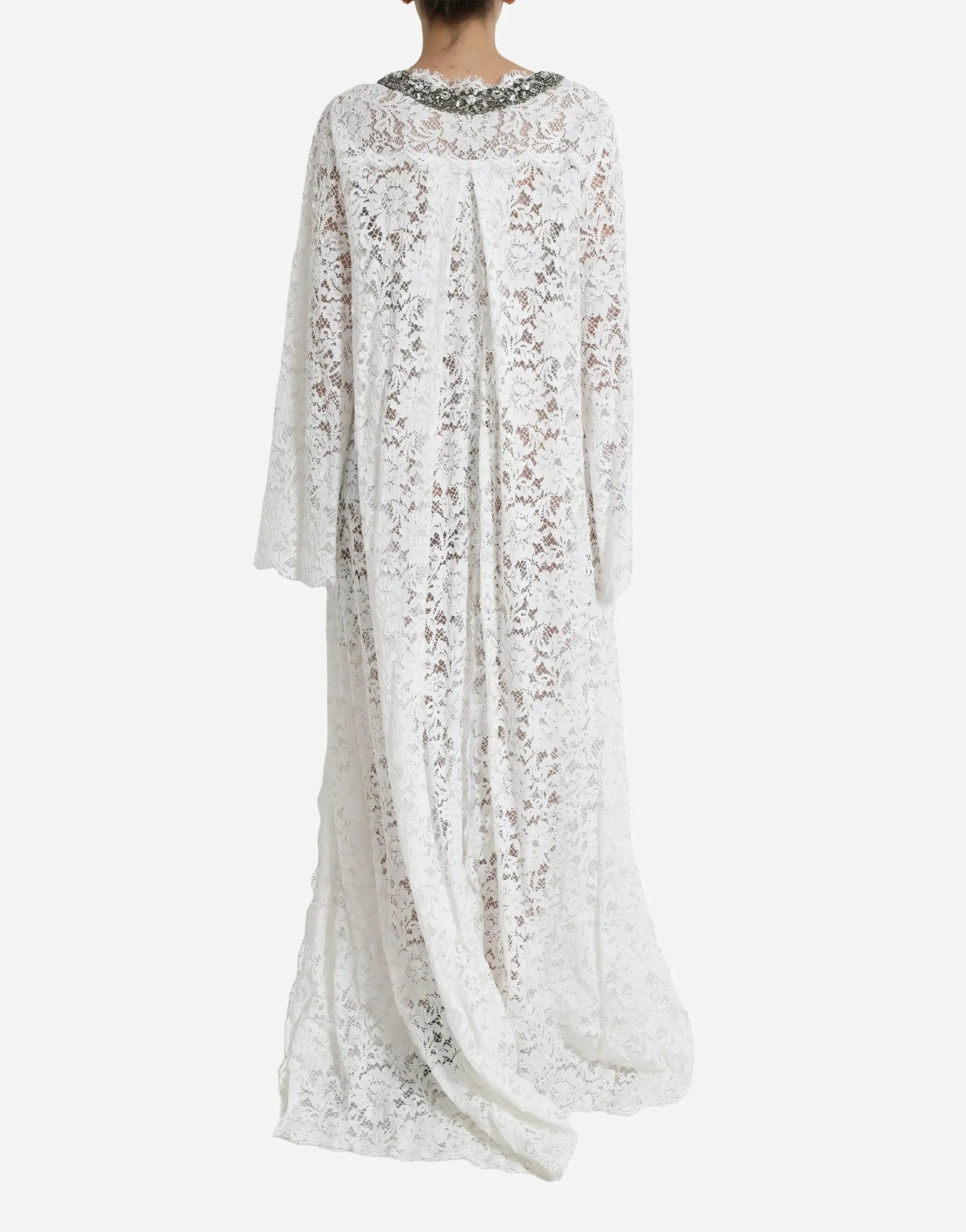 Embellished Lace Kaftan