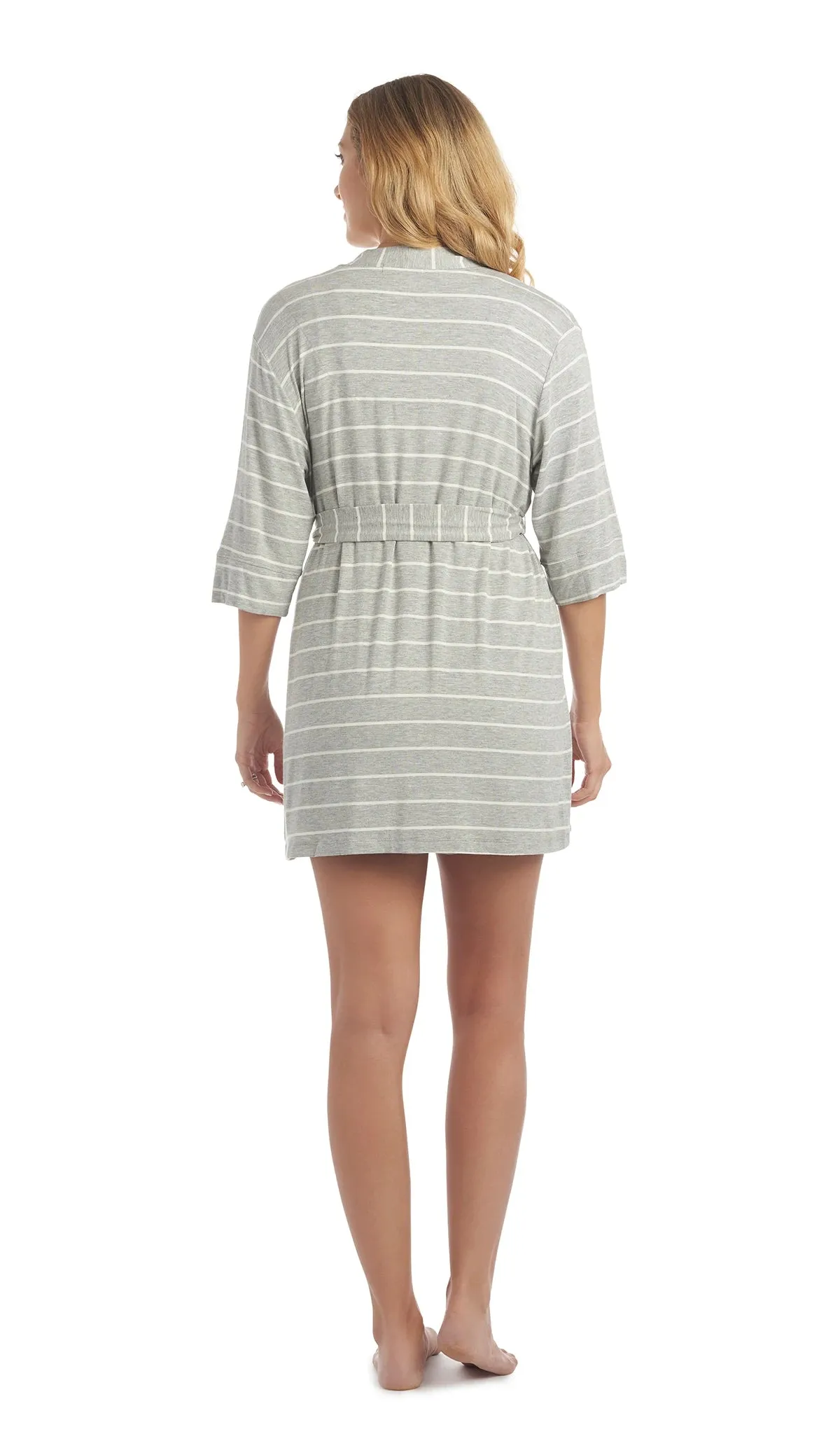 Everly Grey 5-Piece Analise PJ Short Set / Heather Grey