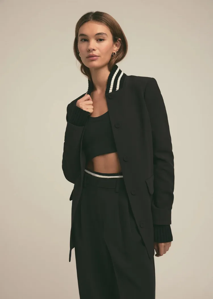 Favorite Daughter The Varsity Blazer- Black