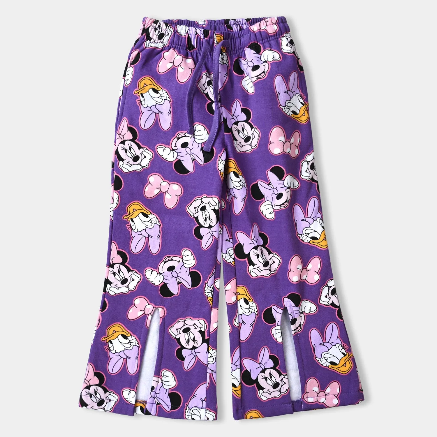 Girls Fleece Jersey Pajamas Character-Lavender