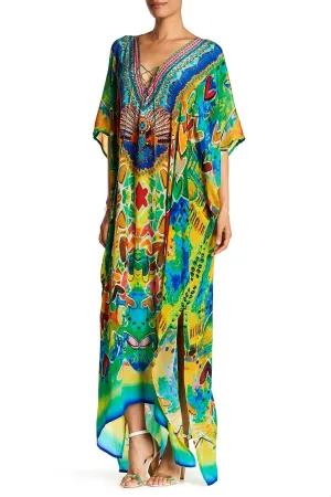 Green Maxi Kaftan