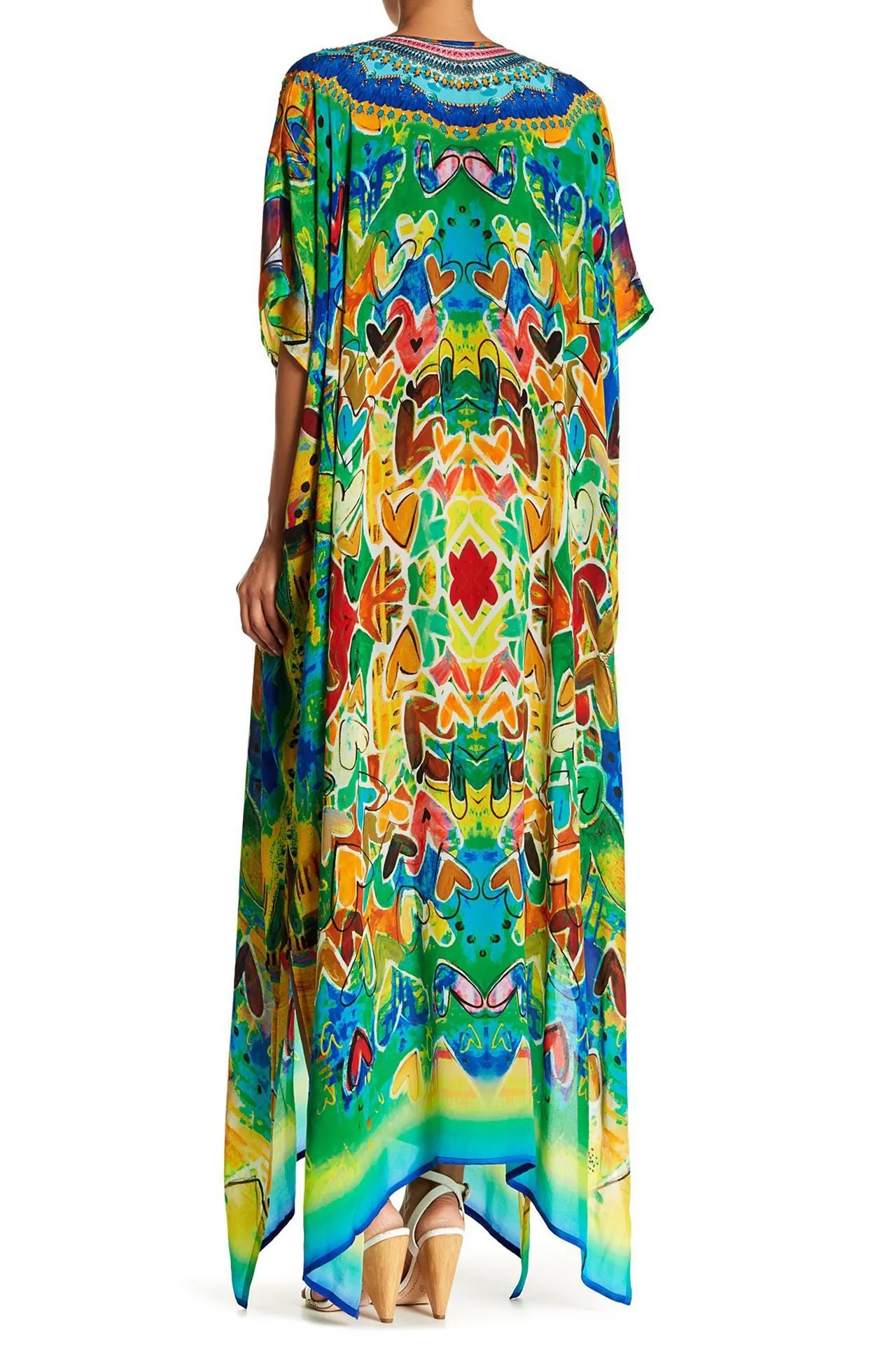 Green Maxi Kaftan