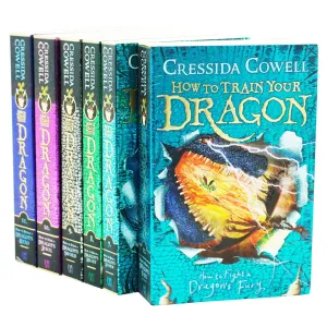 How To Train Your Dragon 6 Books (7-12) by ‎Cressida Cowell - Ages 9-14 - Paperback