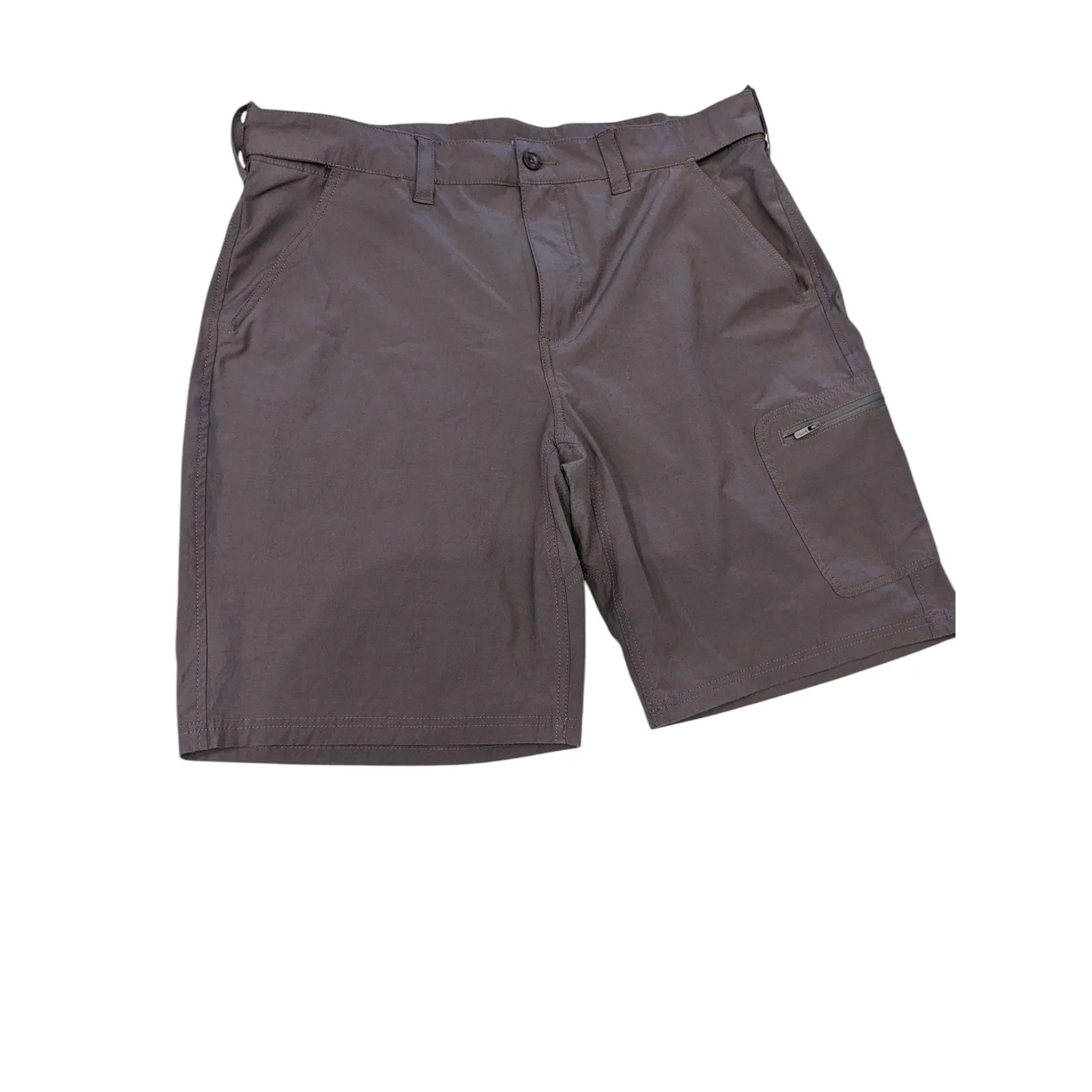 Huk Fishing Shorts Men XL Gray Quick Dry Lightweight Performance Outdoor Pockets