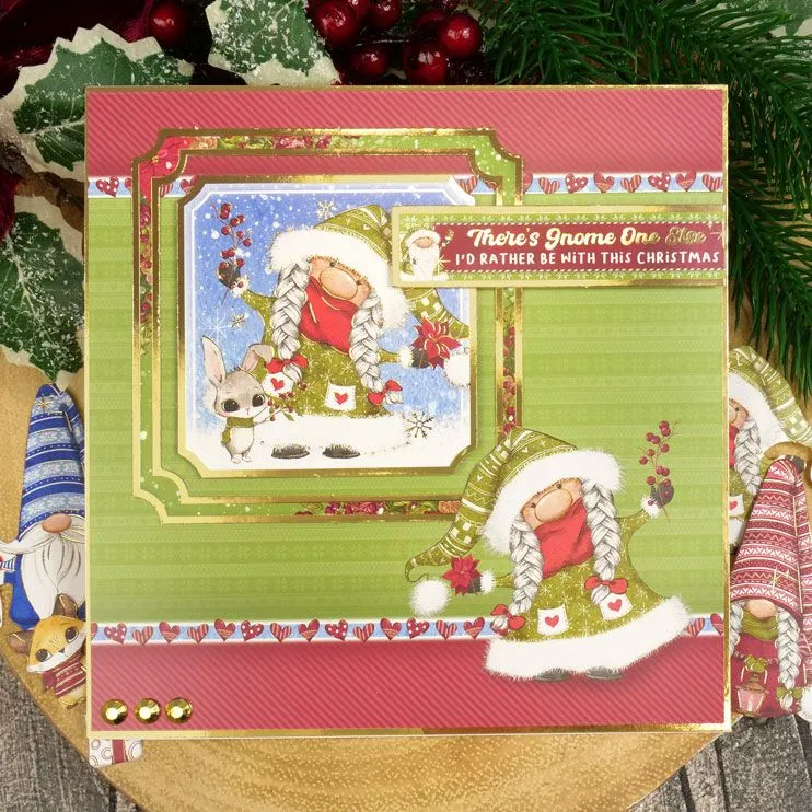 Hunkydory Gnome for Christmas Luxury Topper Collection*