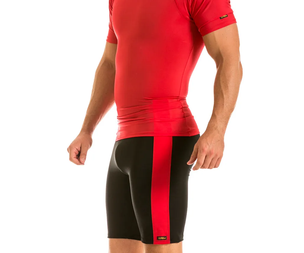 Insta Slim I.S.Pro USA Compression Activewear Color Block Shorts MA2211