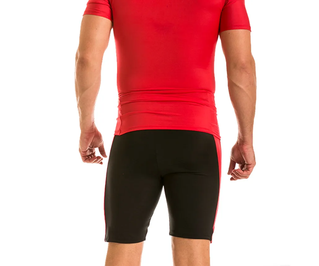 Insta Slim I.S.Pro USA Compression Activewear Color Block Shorts MA2211