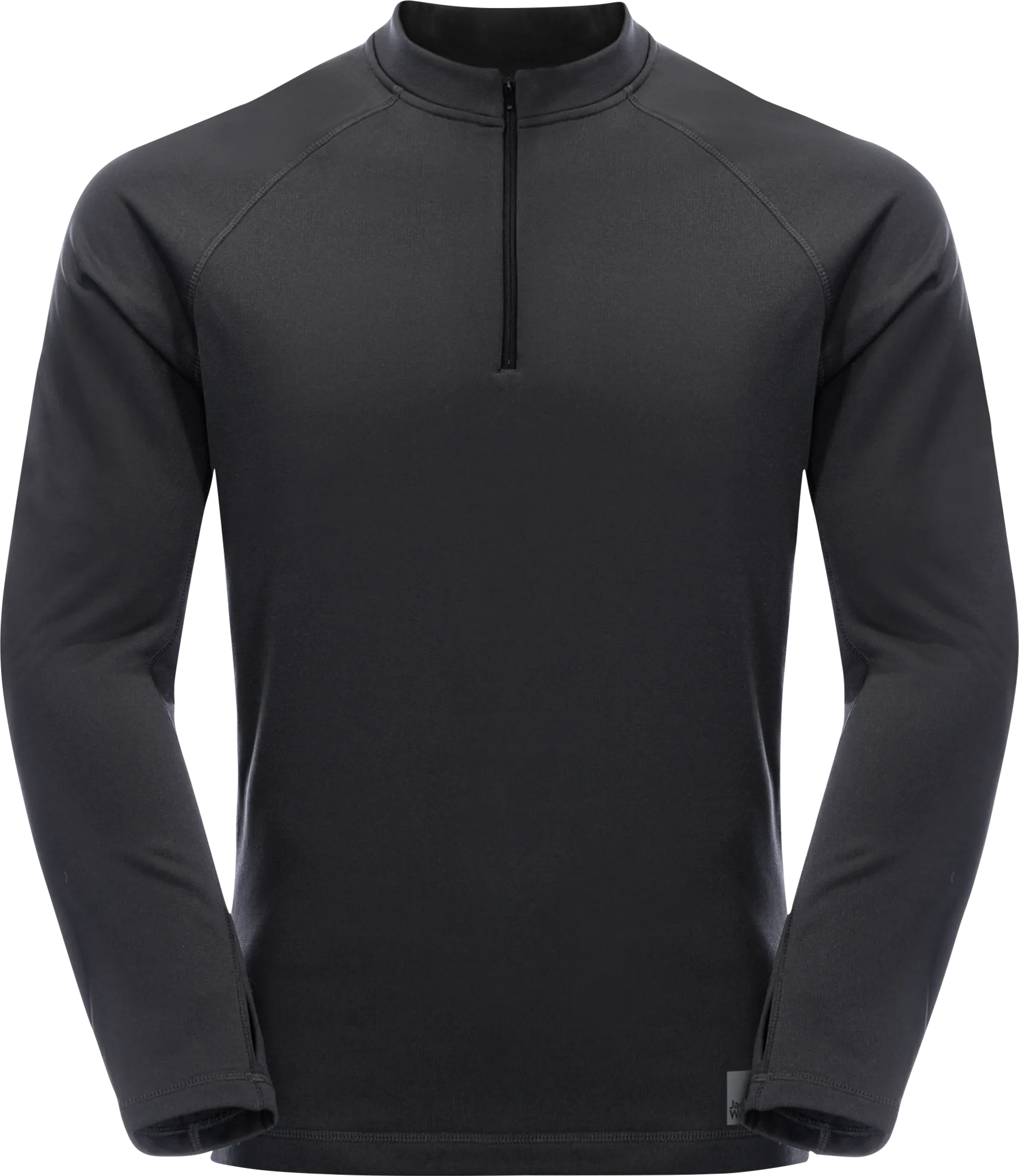 Jack Wolfskin Men&#x27;s Bike Commute Halfzip Phantom | Buy Jack Wolfskin Men&#x27;s Bike Commute Halfzip Phantom here | Outnorth