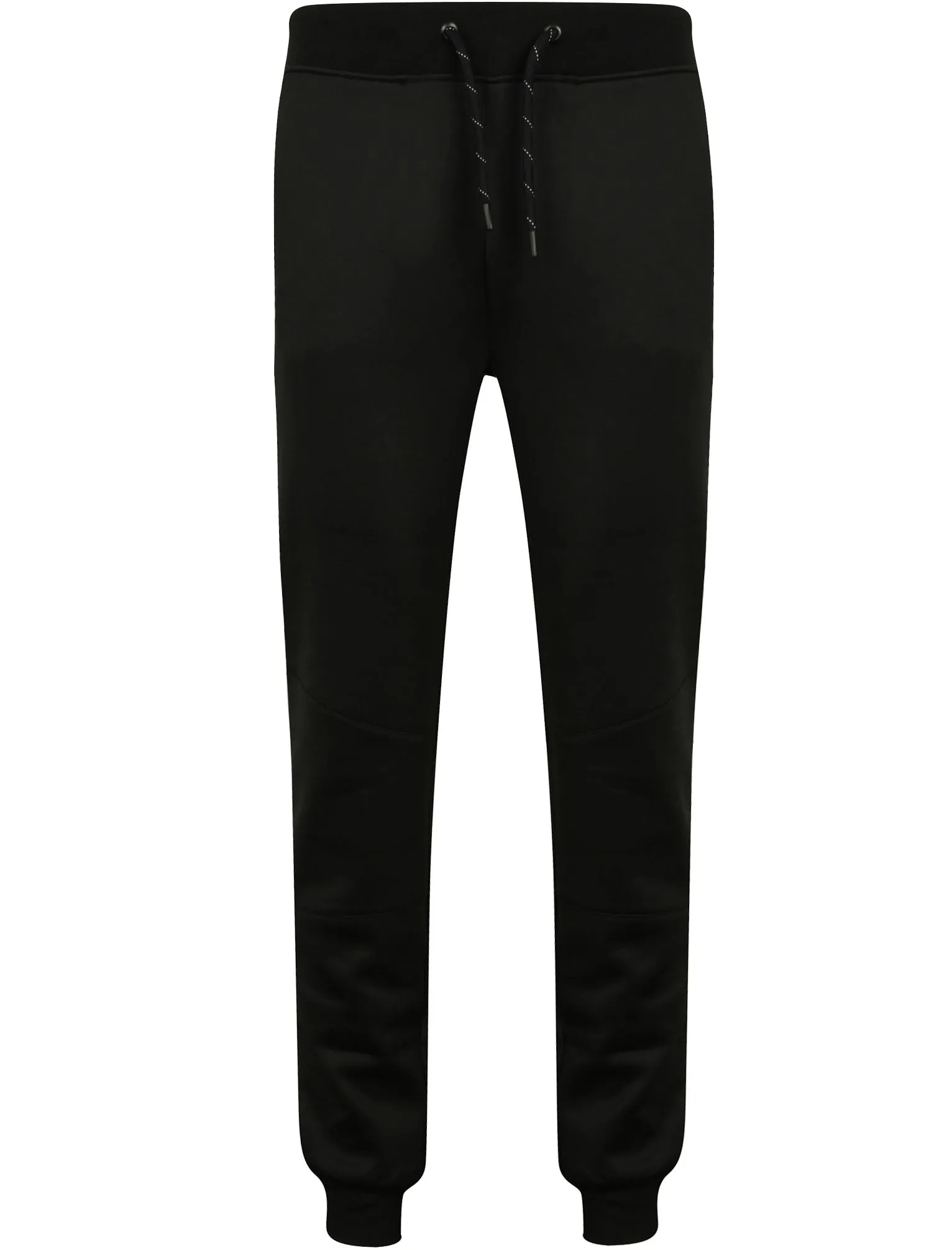 Kerwin Cuffed Panelled Joggers in Black - Dissident