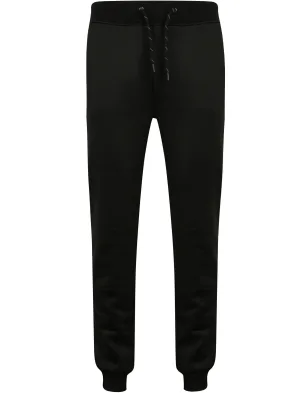 Kerwin Cuffed Panelled Joggers in Black - Dissident