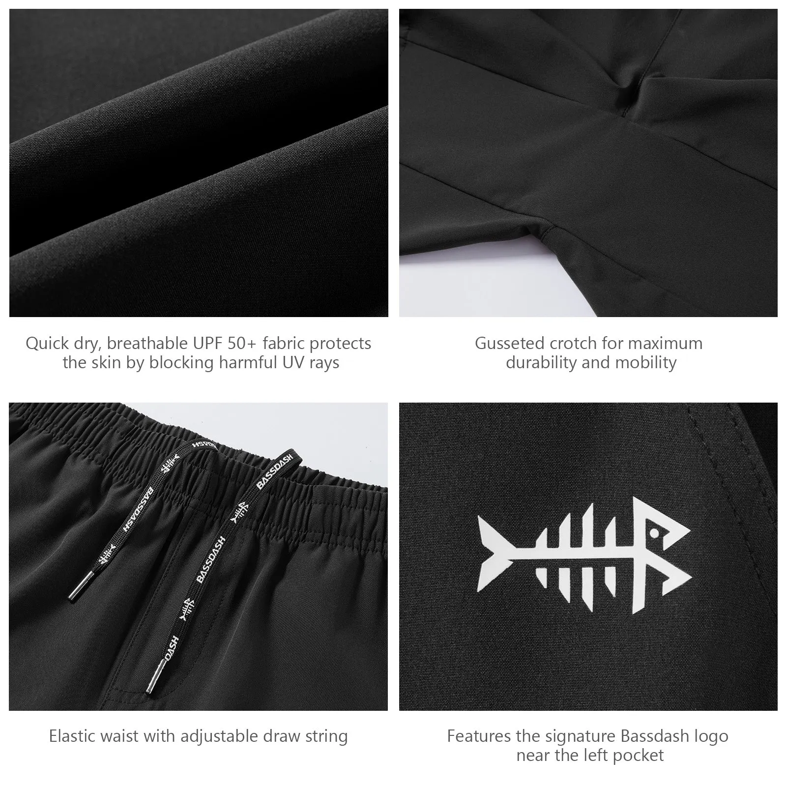 Men's 7" UPF 50  Quick Dry Fishing Shorts FP06M
