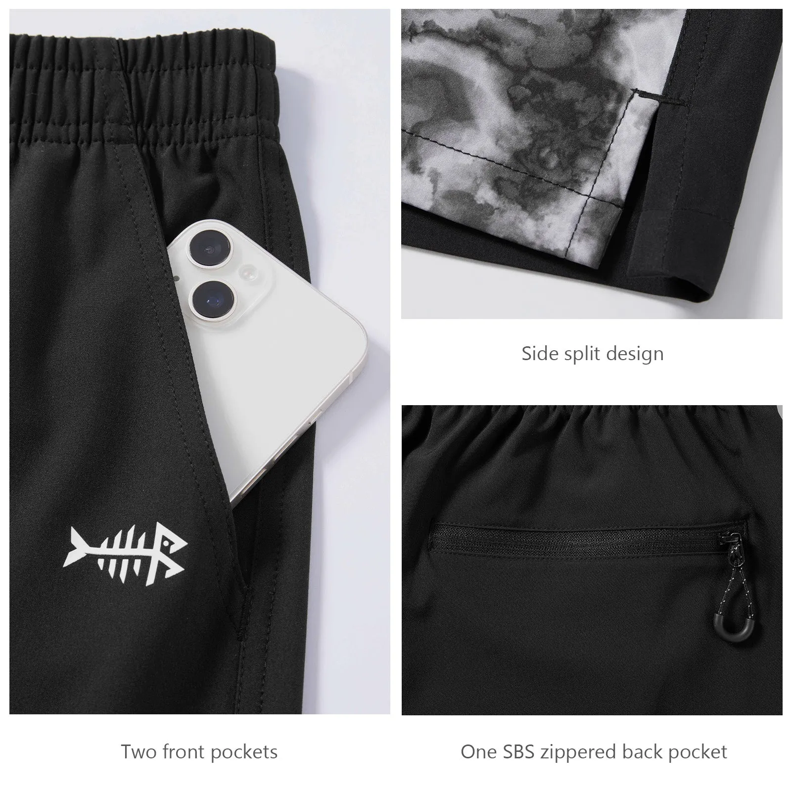 Men's 7" UPF 50  Quick Dry Fishing Shorts FP06M