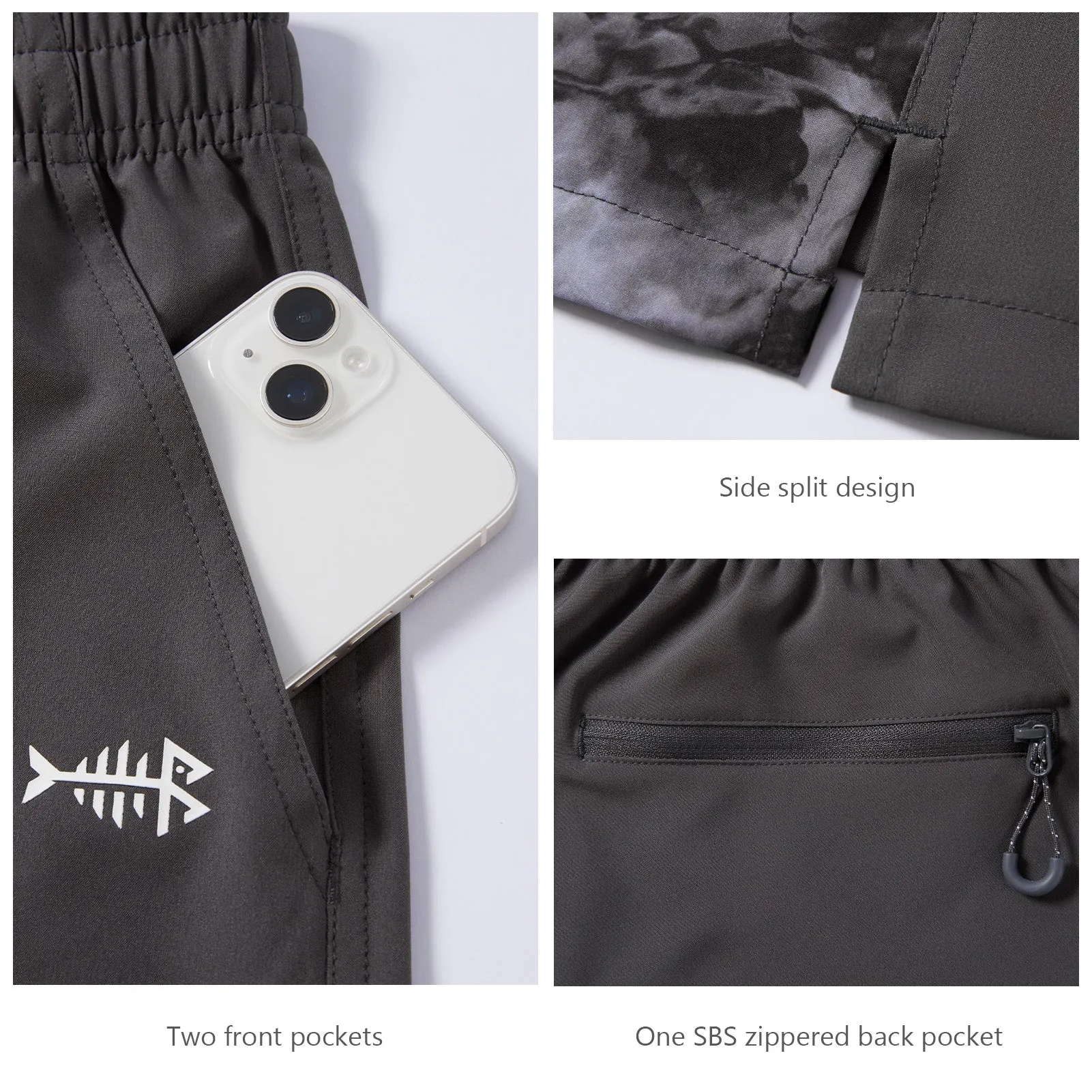 Men's 7" UPF 50  Quick Dry Fishing Shorts FP06M
