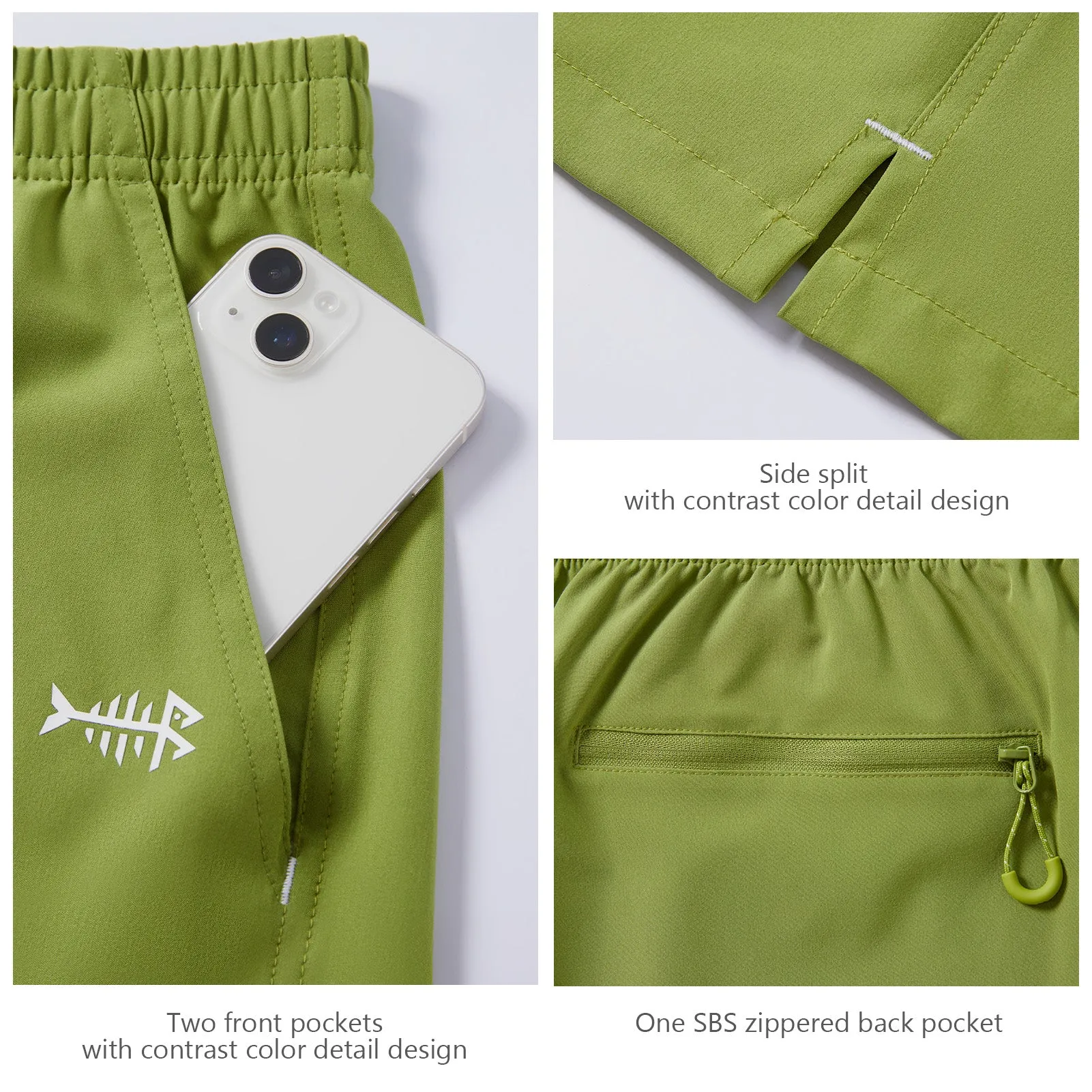Men's 7" UPF 50  Quick Dry Fishing Shorts FP06M