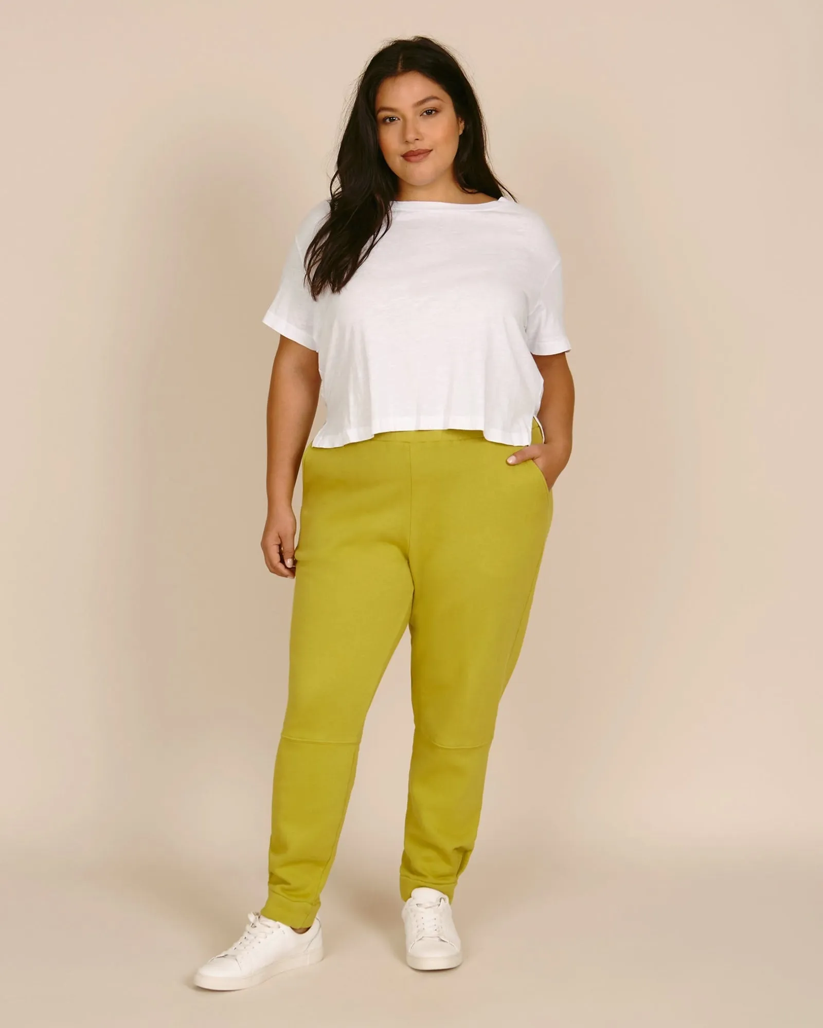Mia Jogger | Golden Lime