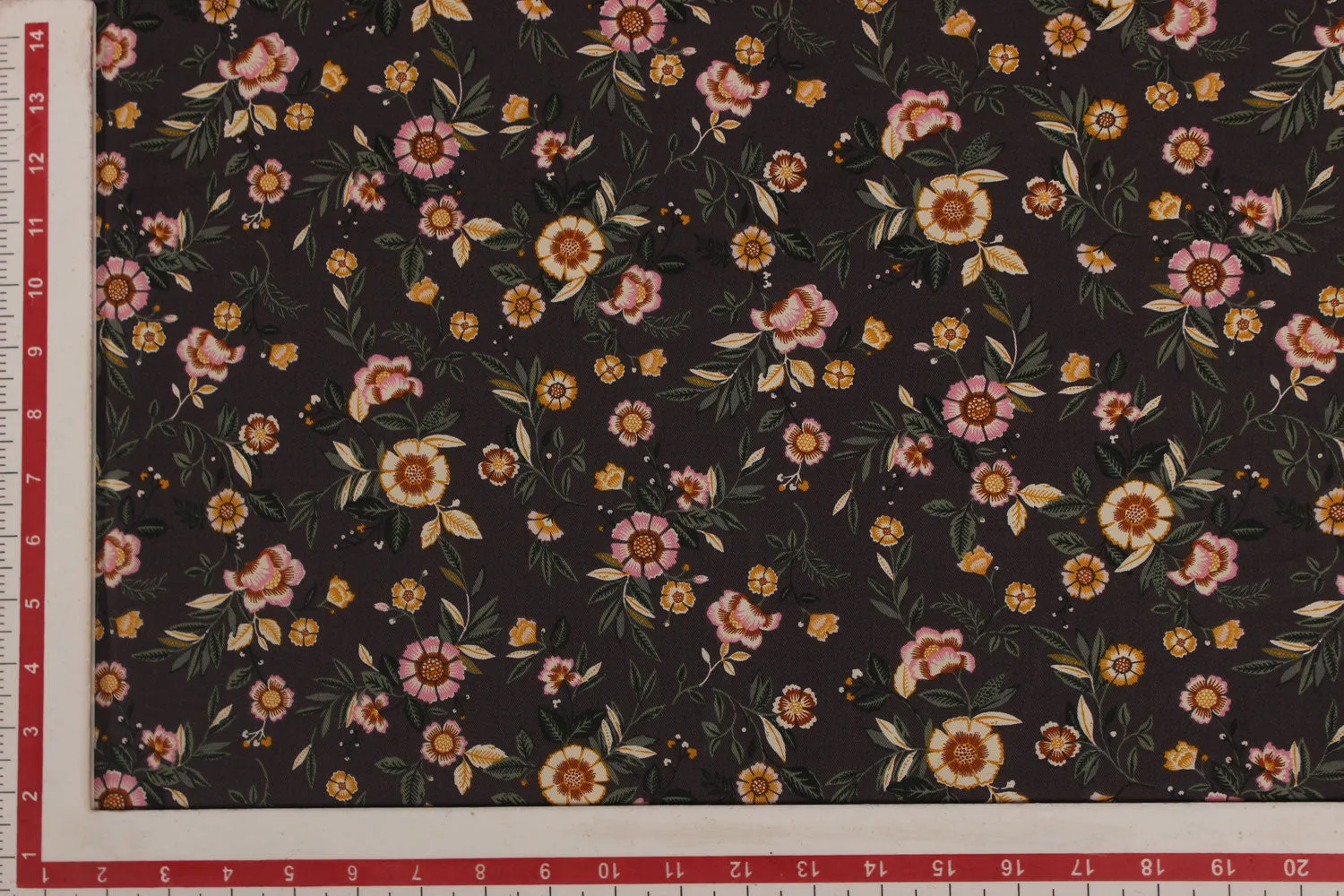Multicolor Floral Printed Rayon Fabric