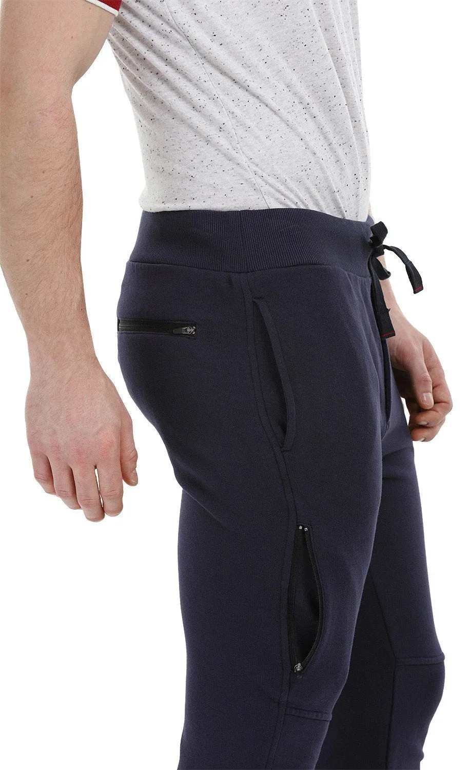 Navy Cuff Jogger Sweatpants