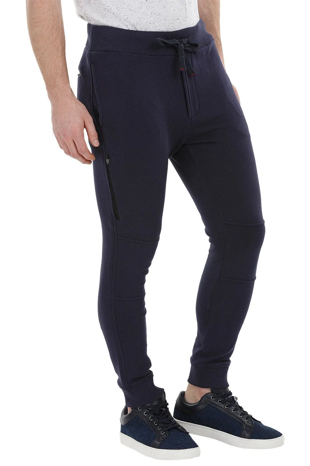 Navy Cuff Jogger Sweatpants