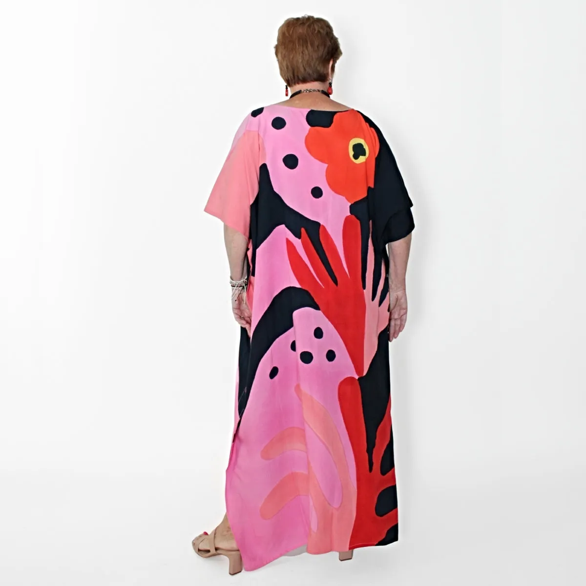 Pink and Coral Kaftan