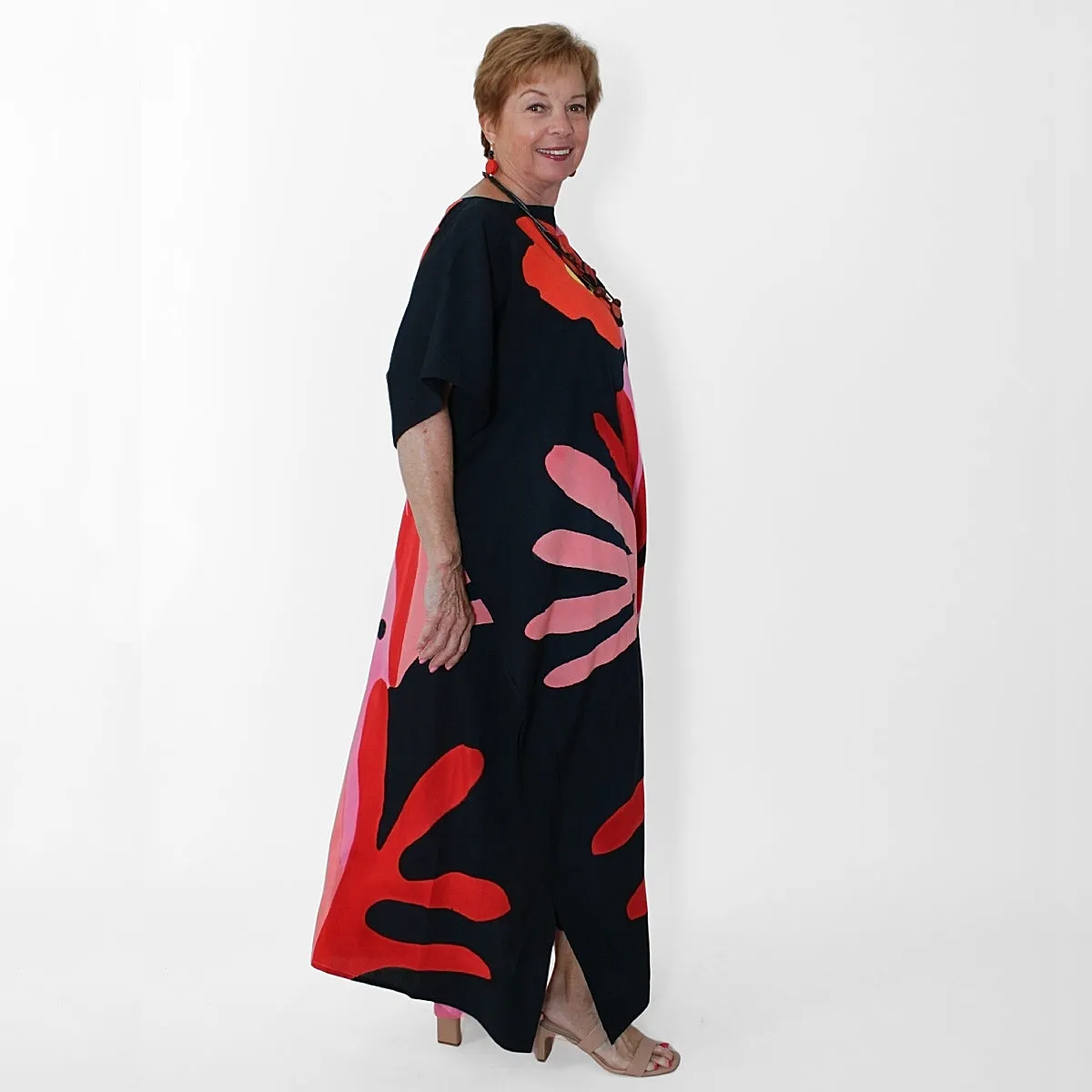 Pink and Coral Kaftan