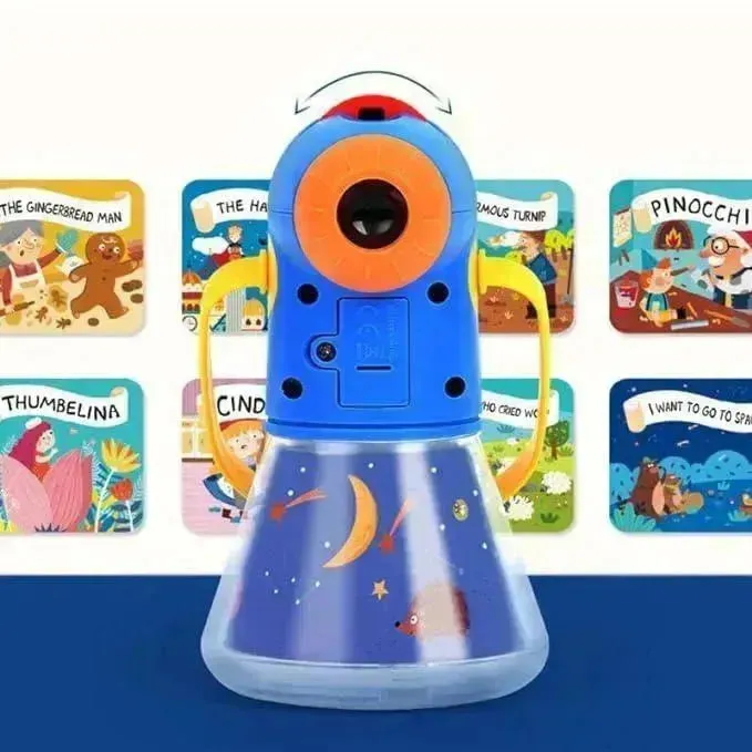 Premium Projector Storybook With In-built Torch