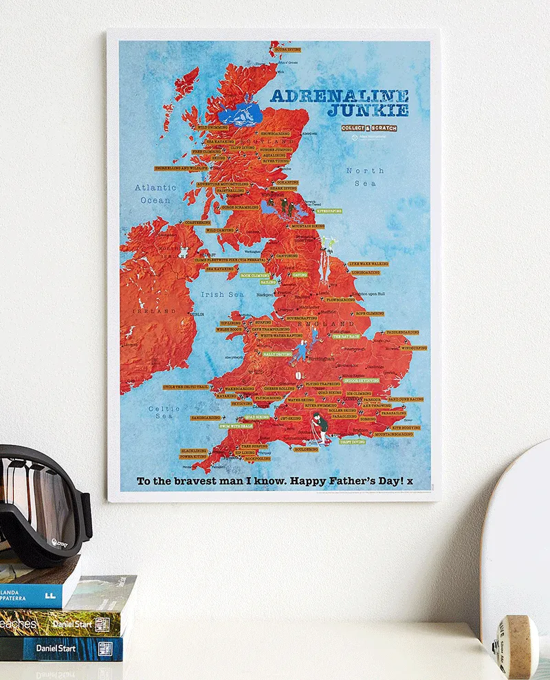 Print/Map Adrenaline Junkie