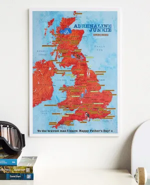 Print/Map Adrenaline Junkie