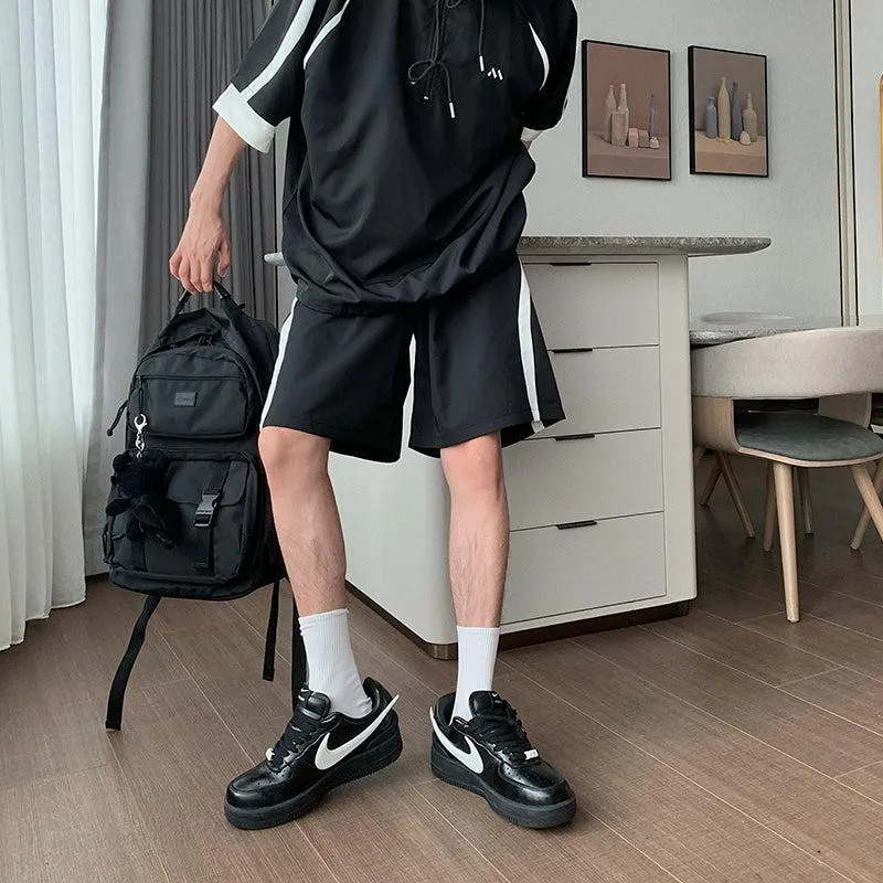 Quick Dry Colorblock Sweatshirt & Shorts