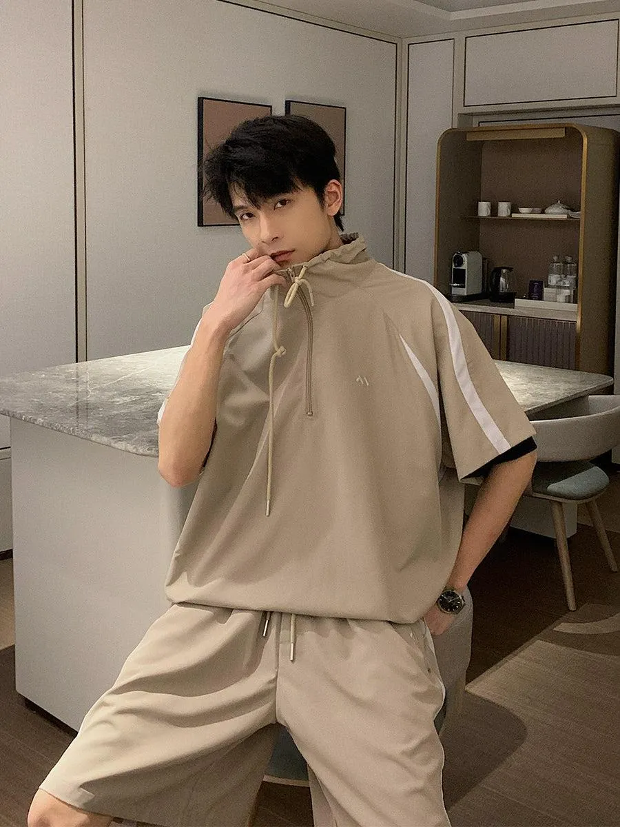 Quick Dry Colorblock Sweatshirt & Shorts