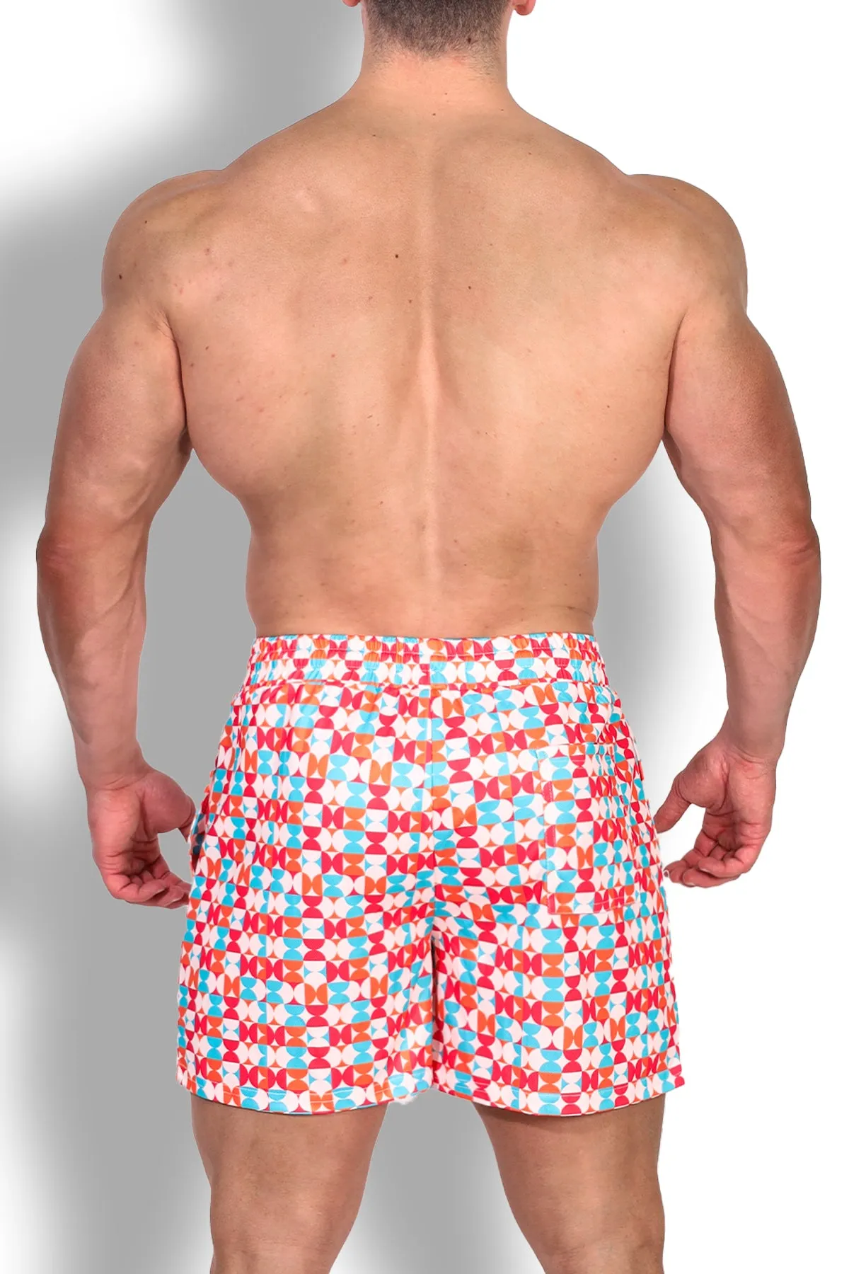 Quick-Dry Mesh Shorts - Retro